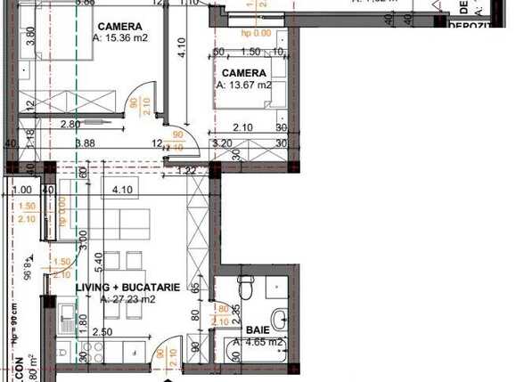 Apartament de vânzare 3 camere Iris - 58651AV | BLITZ Cluj-Napoca | Poza2