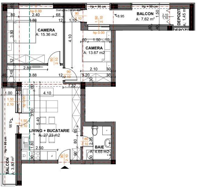 Apartament de vânzare 3 camere Iris - 58651AV | BLITZ Cluj-Napoca | Poza2