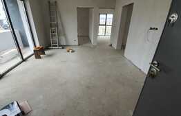 Apartament semifinisat, Incalzire in pardoseala, cu 3 camere, 56mp+ terasa 6,18mp+ Gradina 55mp, loc de parcare, in Apahida