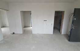 Apartament semifinisat, Incalzire in pardoseala, cu 3 camere, 56mp+ terasa 6,18mp+ Gradina 55mp, loc de parcare, in Apahida