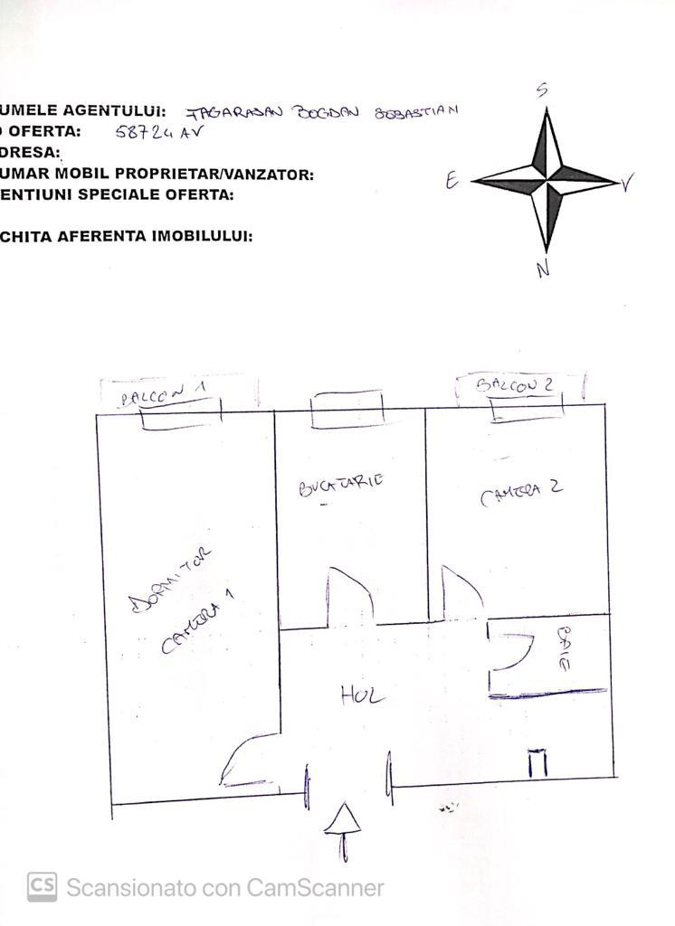 Apartament de vânzare 2 camere Plopilor - 58724AV | BLITZ Cluj-Napoca | Poza1