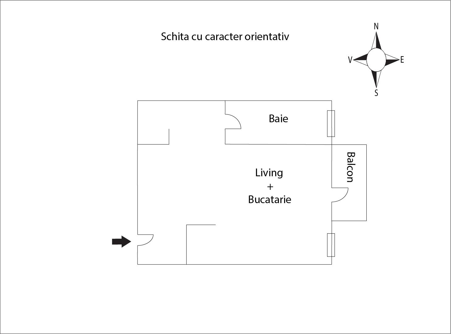 Garsonieră de vânzare Floreşti - 58884AV | BLITZ Cluj-Napoca | Poza1