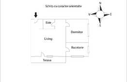 Apartament 2 camere, 58 mp, finisat, garaj, zona Piata Abator