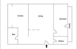 2 camere, 80 mp, 2 balcoane, imobil nou tip vila, complet finisat! Zona Terra!