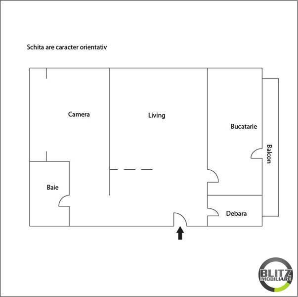 Apartament de vânzare 2 camere Floreşti - 5896AV | BLITZ Cluj-Napoca | Poza1