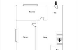 Apartament de vanzare pe 2 nivele cu 130 mp, semifinisat