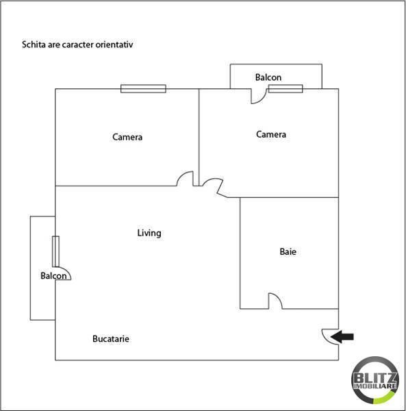 Apartament de vânzare 3 camere Floreşti - 5928AV | BLITZ Cluj-Napoca | Poza1