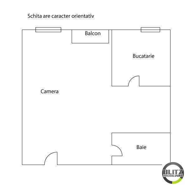 Garsonieră de vânzare Marasti - 593AV | BLITZ Cluj-Napoca | Poza1