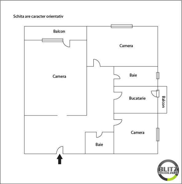 Apartament de vânzare 3 camere Manastur - 5937AV | BLITZ Cluj-Napoca | Poza1