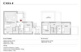 Casa cuplata 92 mp, 350 mp teren, zona de case!