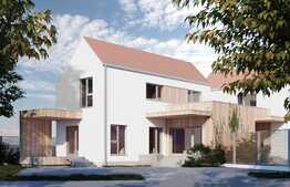 Casa cuplata 92 mp, 350 mp teren, zona de case!