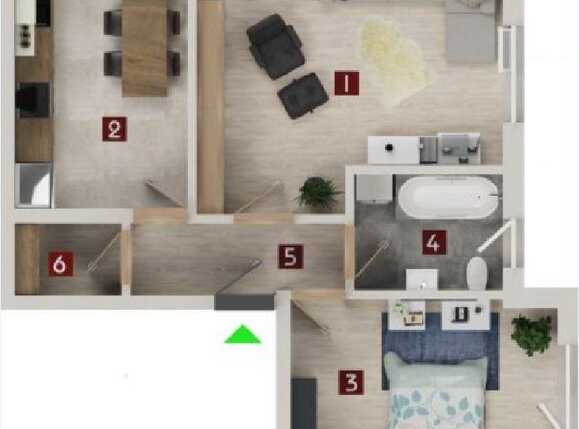 Apartament de vânzare 2 camere Tractorul - 59473AV | BLITZ Brașov | Poza2