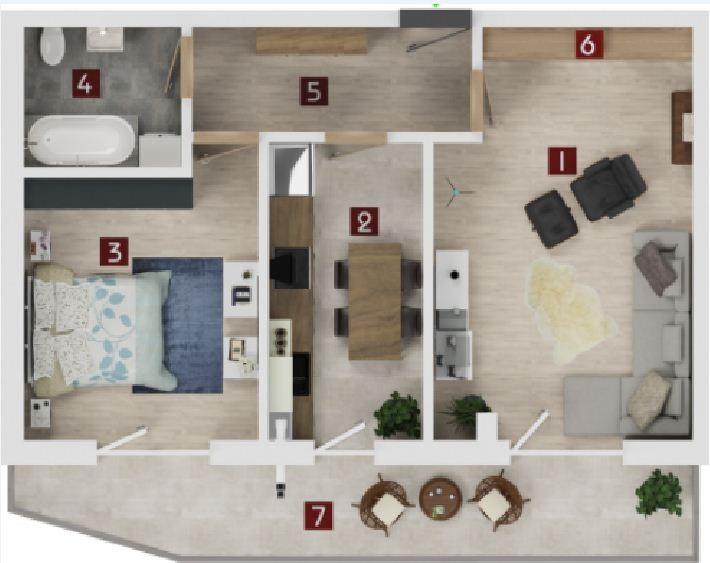 Apartament de vânzare 2 camere Tractorul - 59475AV | BLITZ Brașov | Poza2