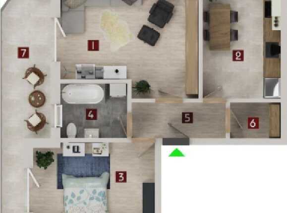 Apartament de vânzare 2 camere Tractorul - 59478AV | BLITZ Brașov | Poza1