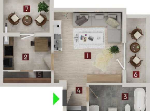 Garsonieră de vânzare Tractorul - 59482AV | BLITZ Brașov | Poza2