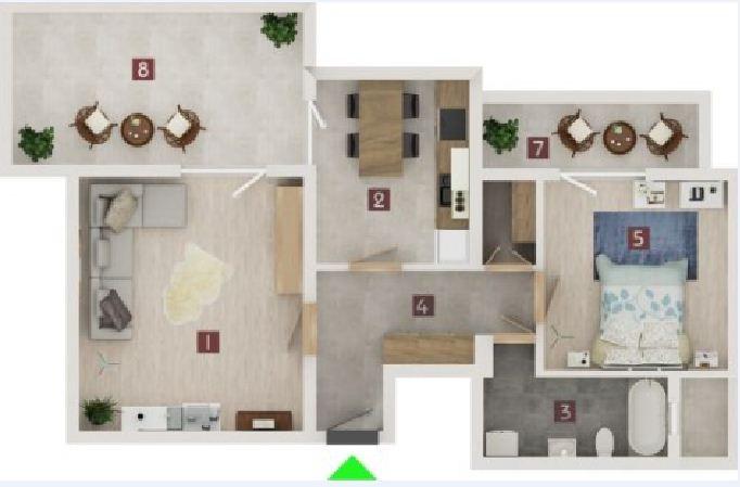 Apartament de vânzare 2 camere Tractorul - 59484AV | BLITZ Brașov | Poza1