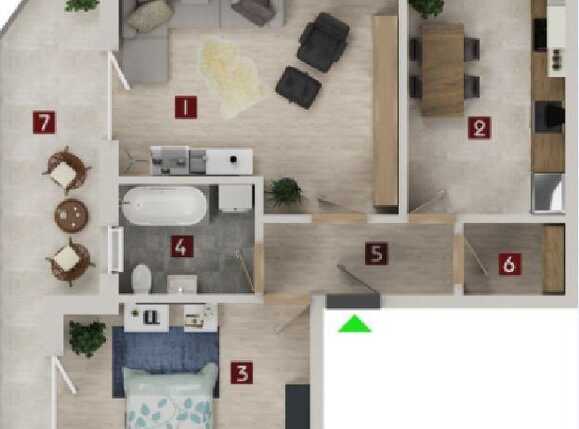 Apartament de vânzare 2 camere Tractorul - 59487AV | BLITZ Brașov | Poza1