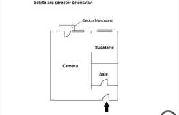 Vanzare apartament cu 1 camera, 36 mp utili, zona strazii Porii!