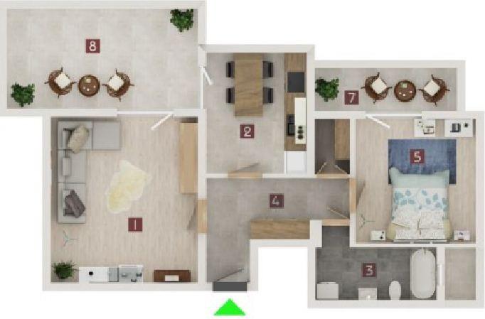 Apartament de vânzare 2 camere Tractorul - 59491AV | BLITZ Brașov | Poza1