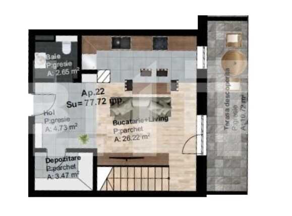 Apartament de vânzare 3 camere Marasti - 59617AV | BLITZ Cluj-Napoca | Poza1