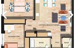 3 camere, loc de boxa, incalzire in pardoseala, pereti zugraviti, zona Tauti