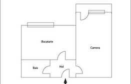 Vanzare 1 camera, 36 mp, 7 mp balcon cu boxa pentru depozitare