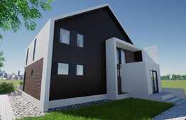 Casa individuala, 170 mp utili, 450 mp teren  