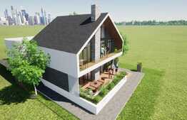 Casa individuala, 170 mp utili, 450 mp teren  