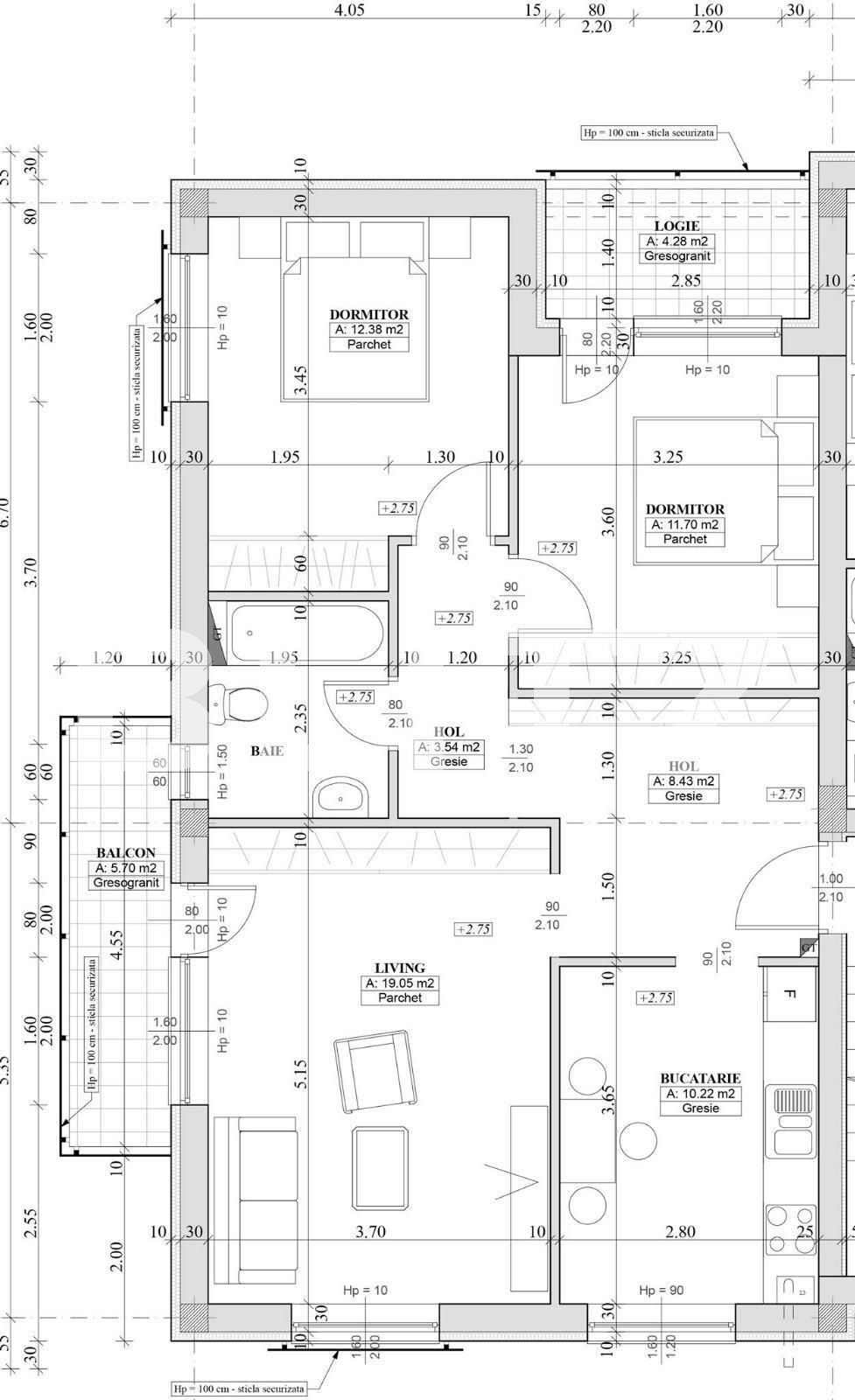 Apartament de vânzare 3 camere Apahida - 59781AV | BLITZ Cluj-Napoca | Poza10