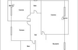 Apartament decomandat, 63 mp la 3 minute de Spitalul de Recuperare