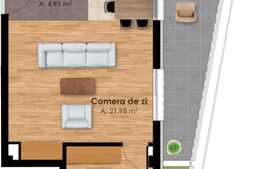 Apartament cu terasa in imobil nou finalizat, zona centrala!
