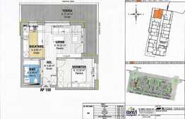 Apartament 2 camere, 45 mp, decomandat, zona Tractorul