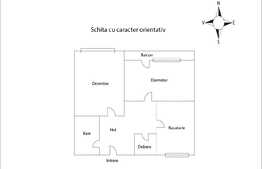 Oportunitate! De vanzare, apartament cu 2 camere decomandate, zona Calea Floresti