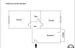 Apartament 2 camere, decomandat, 54 mp, boxa la subsol, zona strazii Teleorman