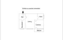 2 camere, intermediar, orientare sudica, renovabil, zona Vlahuta ! 