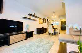 Apartament cu 3 camere, 100 mp, mobilat lux, gradina, parcare, zona Luminia Residence