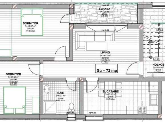 Apartament de vânzare 3 camere Apahida - 60105AV | BLITZ Cluj-Napoca | Poza2