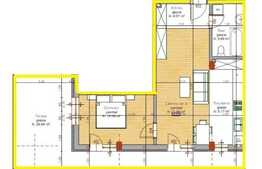 Apartament luminos, 2 camere, 55 mp utili, 30 mp terasa, orientare sudica, zona podului Ira