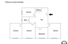 Apartament 4 camere, 57 mp utili, 2 balcoane, zona Casa Piratilor