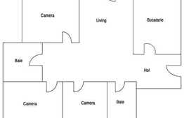 4 camere de vanzare, 92 mp + 2 balcoane, mobilat complet nou