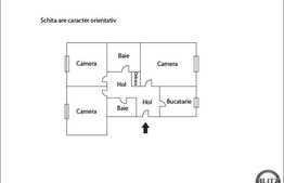 Apartament 3 camere, 67 mp, decomandat, nemobilat, zona strazii Mehedinti