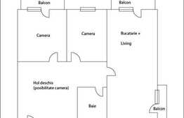 Confort lux, 122 mp plus 3 balcoane, finisat nou!