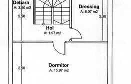 Mansarda cu scara interioara, 105 mp, 4 camere finisat complet!