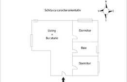 Apartament 3 camere decomandat, 75mp, zona Donath