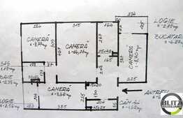 Apartament cu 4 camere de vanzare, imobil  izolat termic