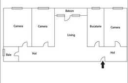 4 camere de vanzare la 5 minute de McDonalds, pret oportun