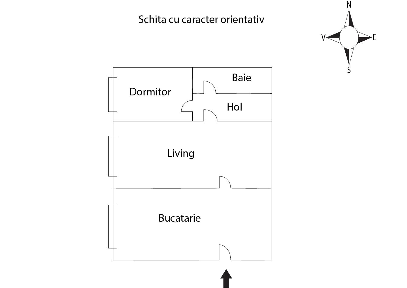 Apartament de vânzare 2 camere Semicentral - 60608AV | BLITZ Cluj-Napoca | Poza1