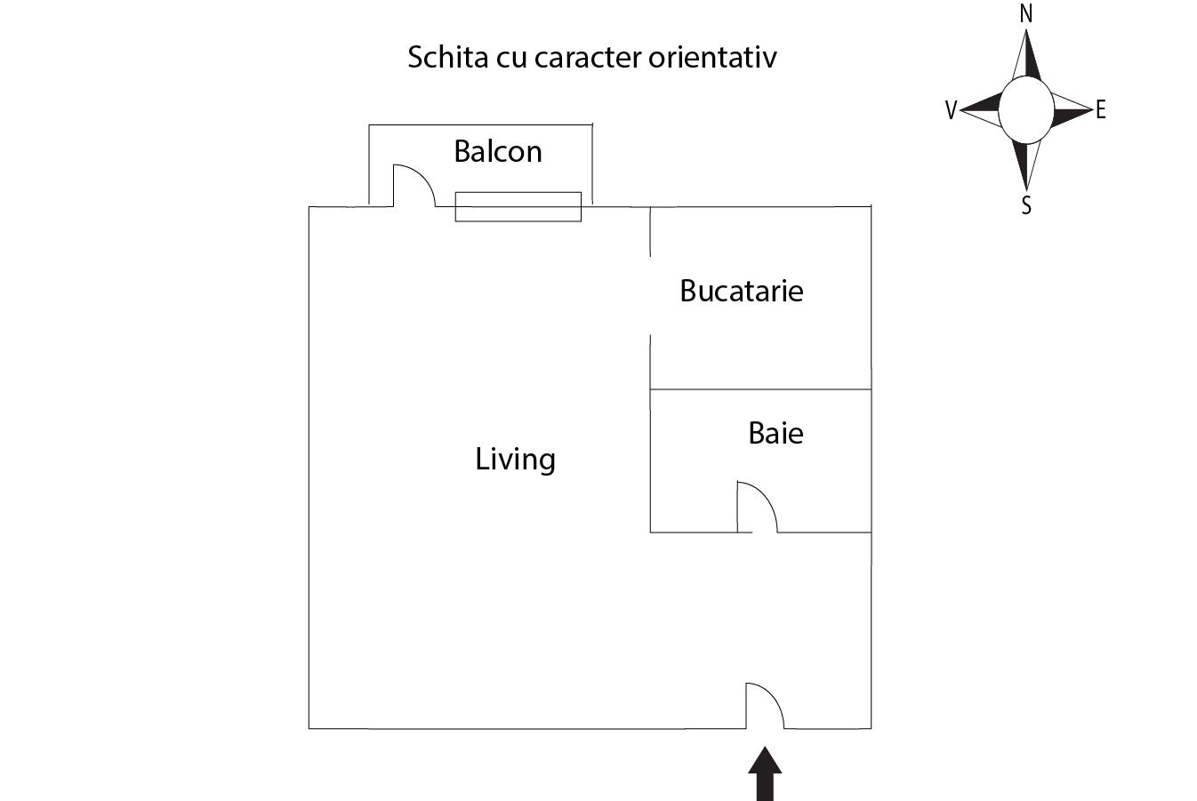 Garsonieră de vânzare Floreşti - 60611AV | BLITZ Cluj-Napoca | Poza1