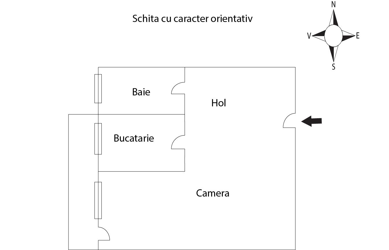 Garsonieră de vânzare Floreşti - 60618AV | BLITZ Cluj-Napoca | Poza1