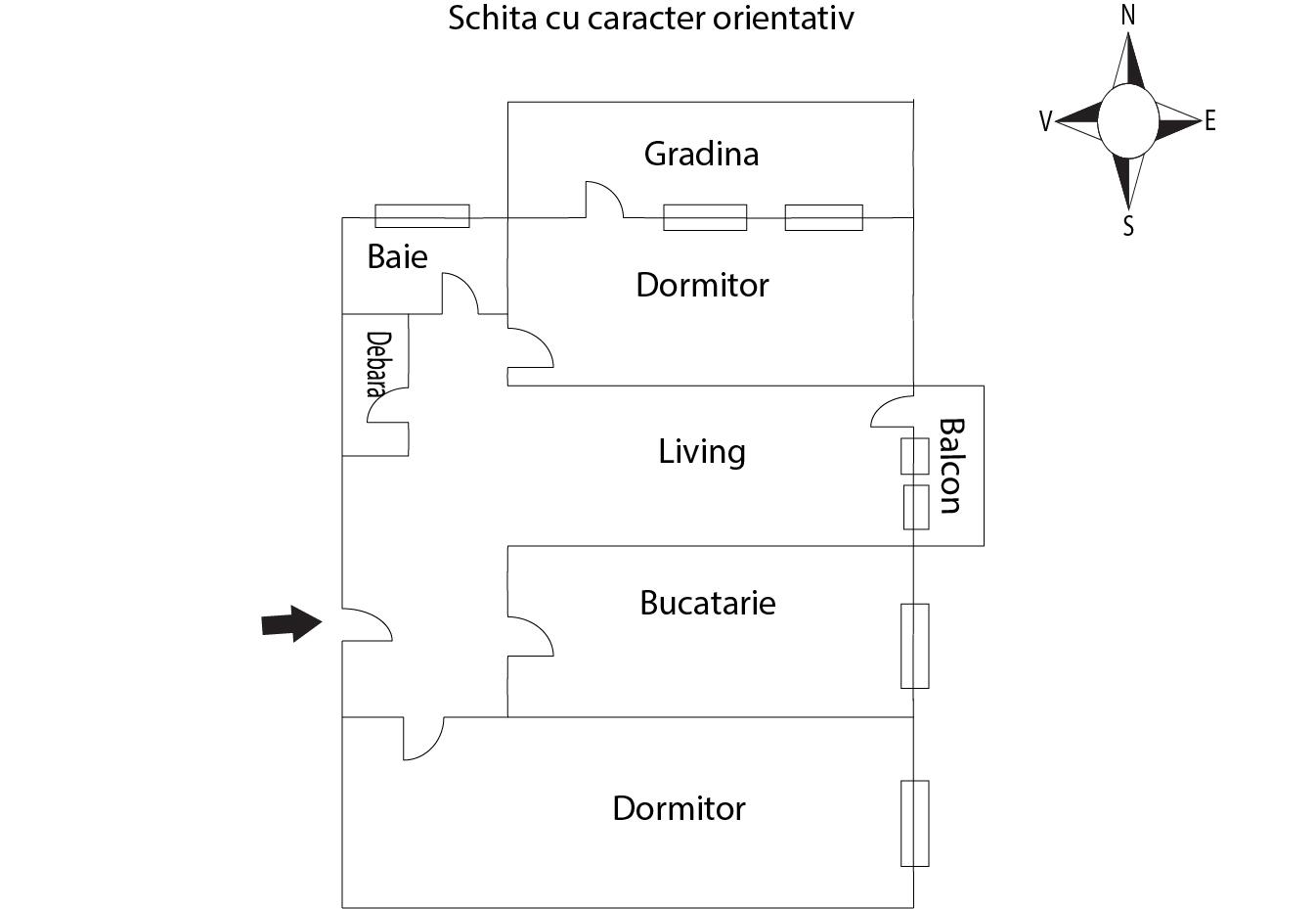Apartament de vânzare 3 camere Floreşti - 60639AV | BLITZ Cluj-Napoca | Poza1